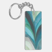 Big Blue Leaf I Sleutelhanger (Voorkant Links)