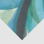 Big Blue Leaf I Tissuepapier (Detail)