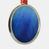 Big Blue Metalen Ornament (Rechts)