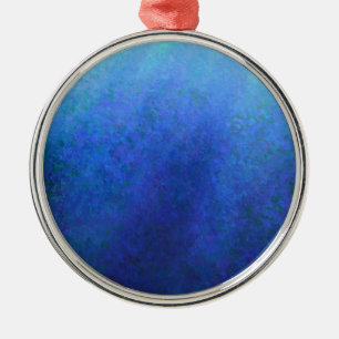 Big Blue Metalen Ornament