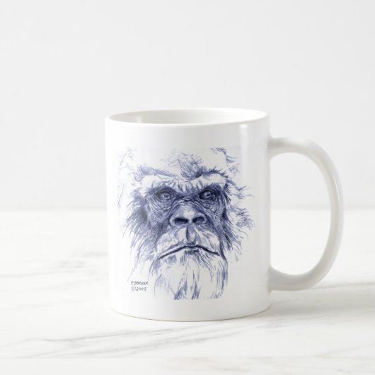 Big Blue Sasquatch Koffiemok (Rechts)