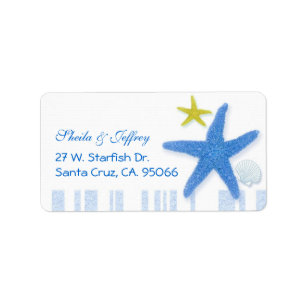 Big Blue Starfish Beach Weddenschap Etiket