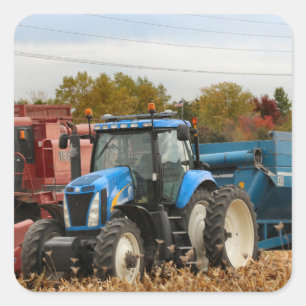 Big Blue Vierkante Sticker