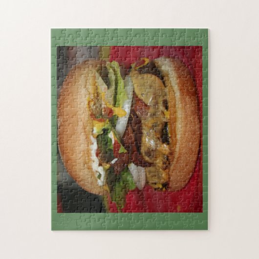 Big Bob's bacon hamburger puzzle Legpuzzel (Verticaal)