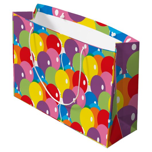 Big Bold Balloons Basic Colours Groot Cadeauzakje (Achterkant Gekanteld)