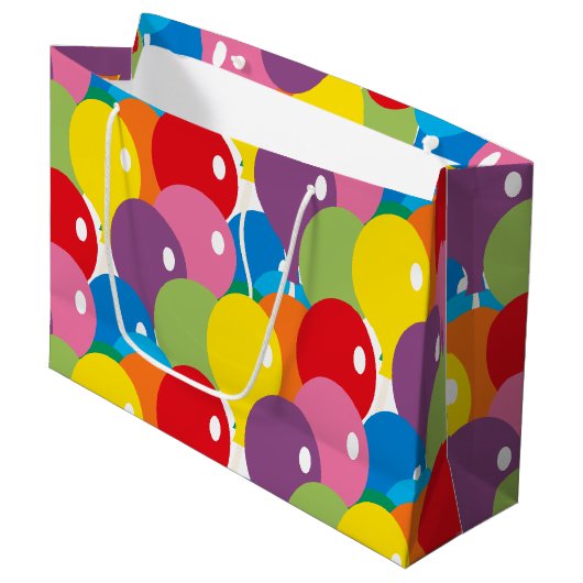 Big Bold Balloons Basic Colours Groot Cadeauzakje (Voorkant Gekanteld)