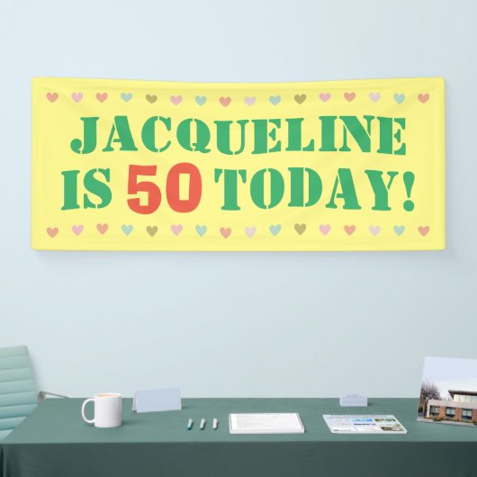 Big Bold Birthday Spandoek (Beurs)