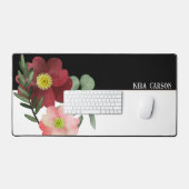 BIG BOLD BORDEAUX BLOEM MET NAAM BUREAUMAT (Keyboard & Muis)