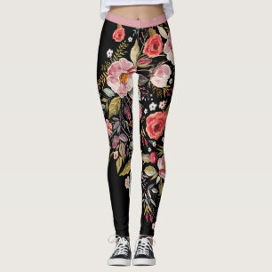 Big Bold Floral Leggings met meerdere kleuren
