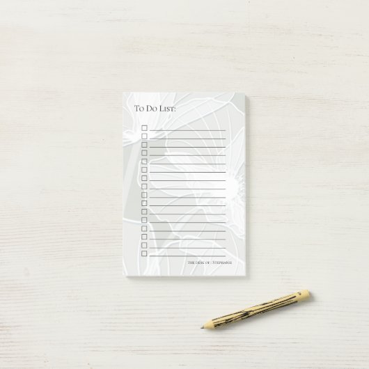 Big Bold Hollyhocks KIES KLEUR Post-it® Notes (Op bureau)