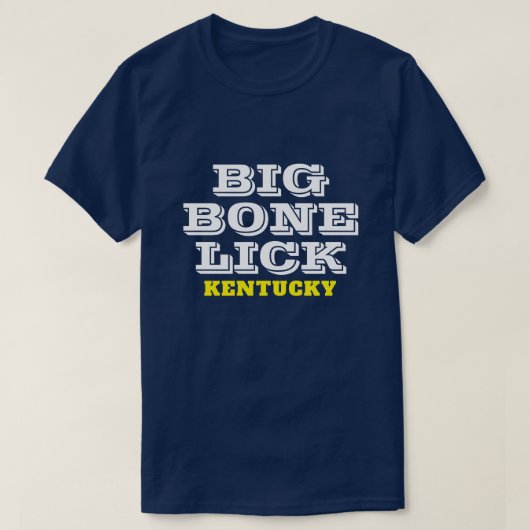 Big Bone Lick Kentucky T-shirt (Design voorkant)