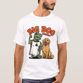 Big Boo Energy To Rex Retriever Halloween T-shirt (Voorkant)