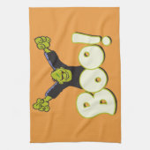 Big BOO - Frankenstein Monster Halloween Sinaasapp Theedoek (Verticaal)