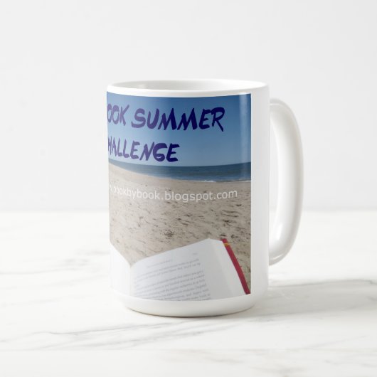 Big Book Summer Large 15 oz Mok (Voorkant rechts)