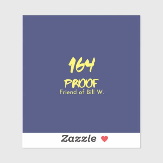 Big Book Vriend van Bill W. Sticker (Vel)