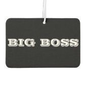 Big Boss bumpersticker Luchtverfrisser (Achterkant)