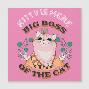 BIG BOSS CUTE CAT DOCUSTOMIZE PERSONALISEERDE NAAM