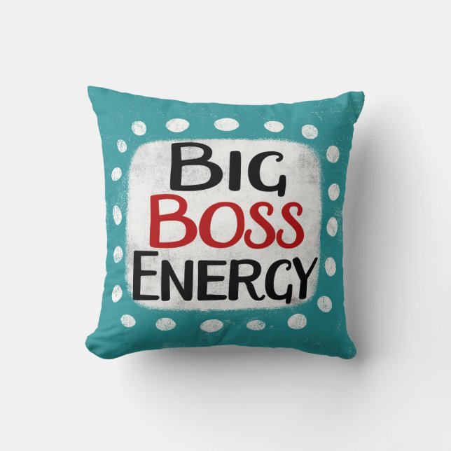 Big Boss Energy Sierkussen (Voorkant)