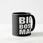 BIG BOSS MAN, Funny coffee mug Mok (Voorkant rechts)