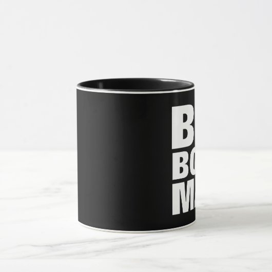 BIG BOSS-MAN, Funny koffiemompjes Mok (Midden)