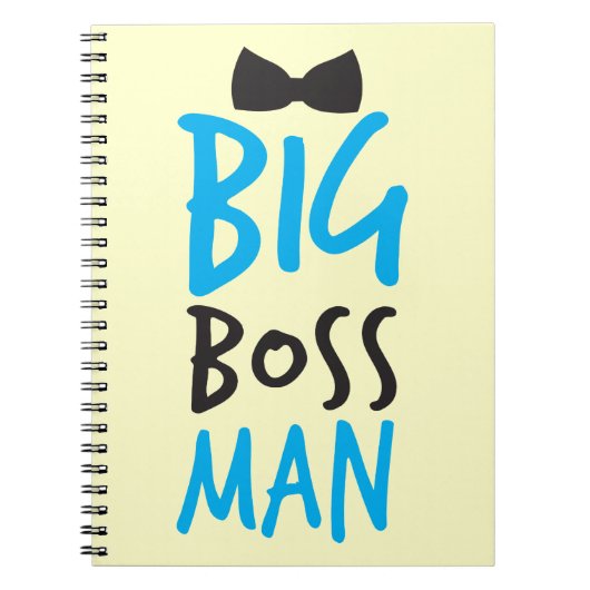 Big Boss man NP Notitieboek (Voorkant)