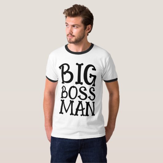 BIG BOSS MAN T-shirts ringer - Chemise (Devant entier)