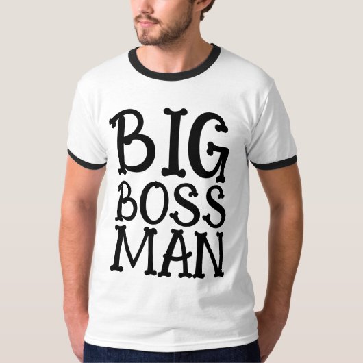 BIG BOSS MAN T-shirts ringer - Chemise (Devant)