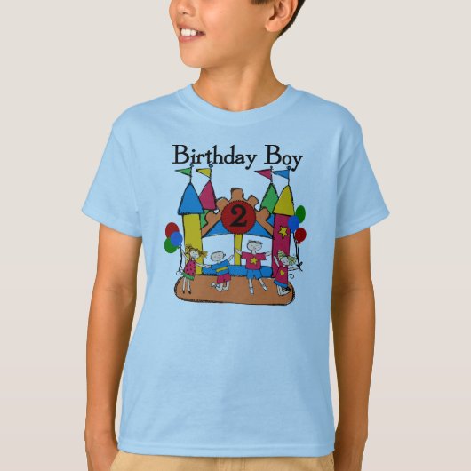 Big Bounce Boy 2nd Birthday Tshirts et cadeaux (Devant)