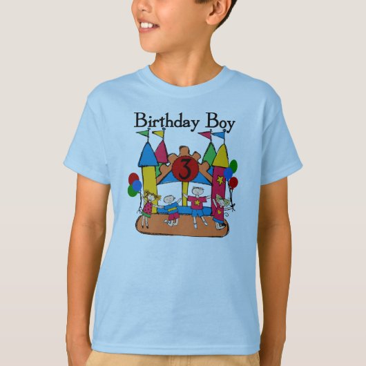 Big Bounce Boy 3e anniversaire T-shirts et cadeaux (Devant)