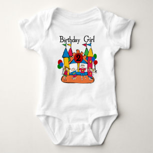 Big Bounce Girl 2nd Birthday Tshirts et cadeaux