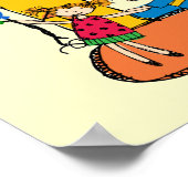 Big Bounce Meisje 2e Verjaardag Tshirts en geschen Poster (Hoek)