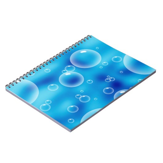 Big Bouncing Blue Bubbles Notitieboek (Linkerzijde)