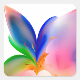 Big Bow Cadebox Vierkante Sticker