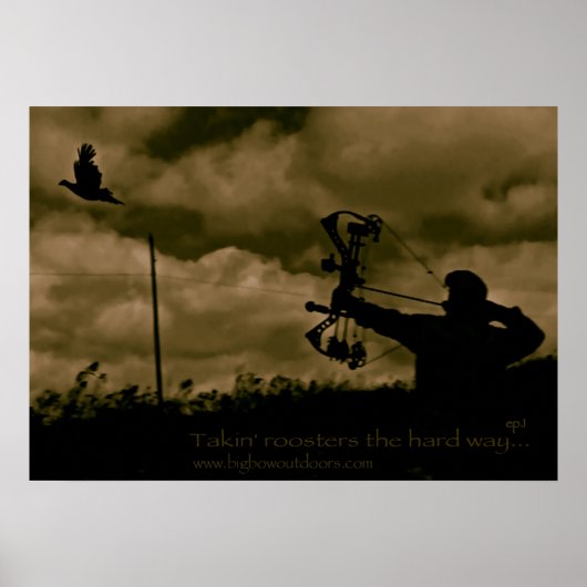 Big Bow Pheasant Hunting Poster (Voorkant)