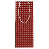 Big Bow Red Noël Vacances Sac à vin (Dos)