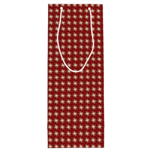 Big Bow Red Noël Vacances Sac à vin (Dos)