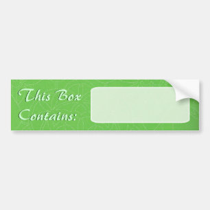 Big Box-label Bumpersticker