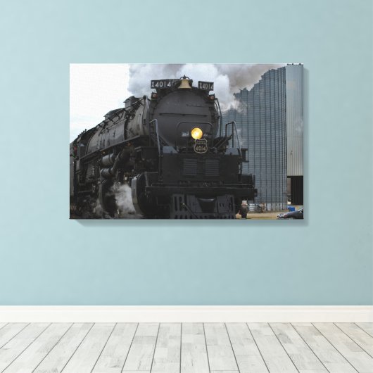 Big Boy 4014 Canvas Afdruk (Insitu (Houten vloer))