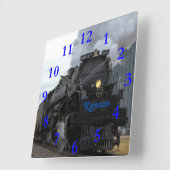 Big Boy 4014 Ellsworth Kansas Vierkante Klok (Hoek)