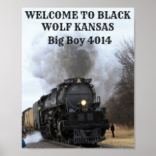 Big Boy 4014 welkom in Kansas Poster