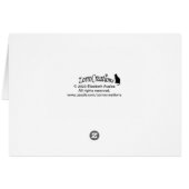 Big Boy op de tafel Blank Wenskaart (Achterkant Horizontaal)