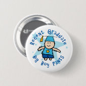 Big Boy Pants Ronde Button 5,7 Cm (Voorkant /achterkant)