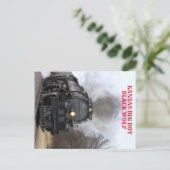 Big Boy Steaming Briefkaart (Staand voorkant)