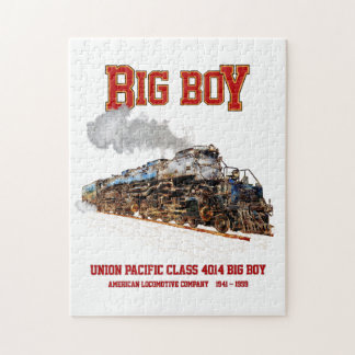 Big Boy Stoomtrein Amerikaanse Locomotief Legpuzzel