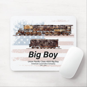 Big Boy Stoomtrein Amerikaanse Locomotief Muismat