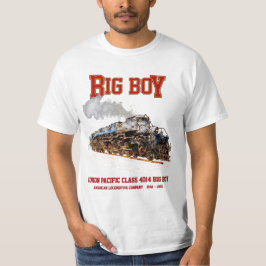 Big Boy  Stoomtrein Amerikaanse Locomotief T-shirt
