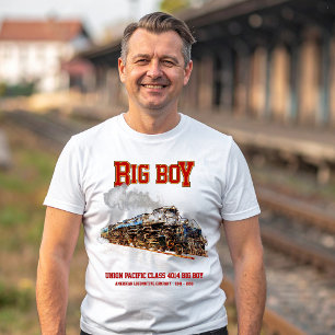 Big Boy Stoomtrein Amerikaanse Locomotief T-shirt