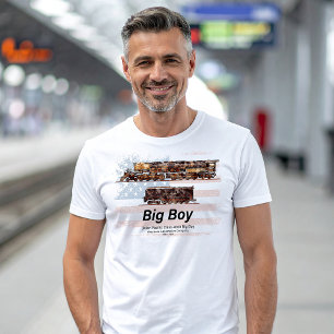 Big Boy Stoomtrein Amerikaanse Locomotief T-shirt