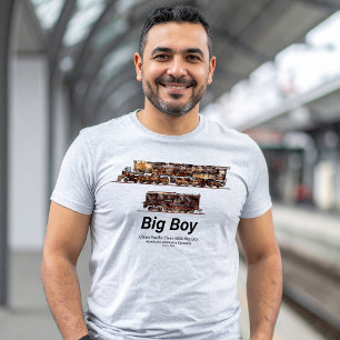 Big Boy Stoomtrein Amerikaanse Locomotief T-shirt