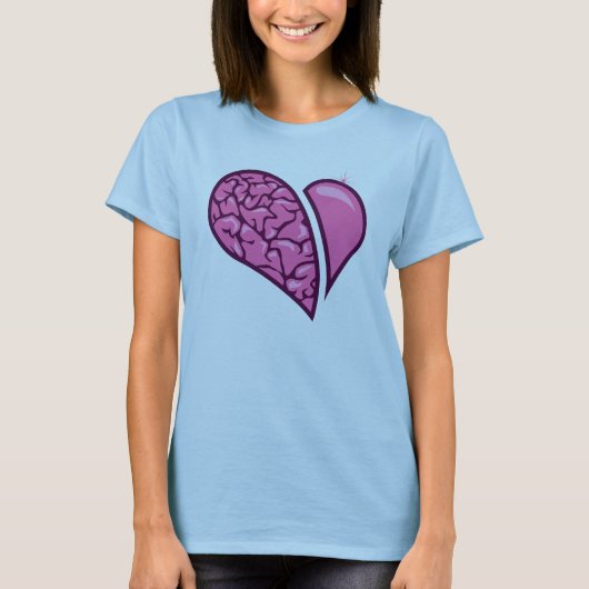 Big Brain Heart Combo T-shirt (Voorkant)